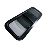 CRL Glass Slider Window w/ Clamp Ring (Passenger Side) for Sprinter Van Wideouts S&B