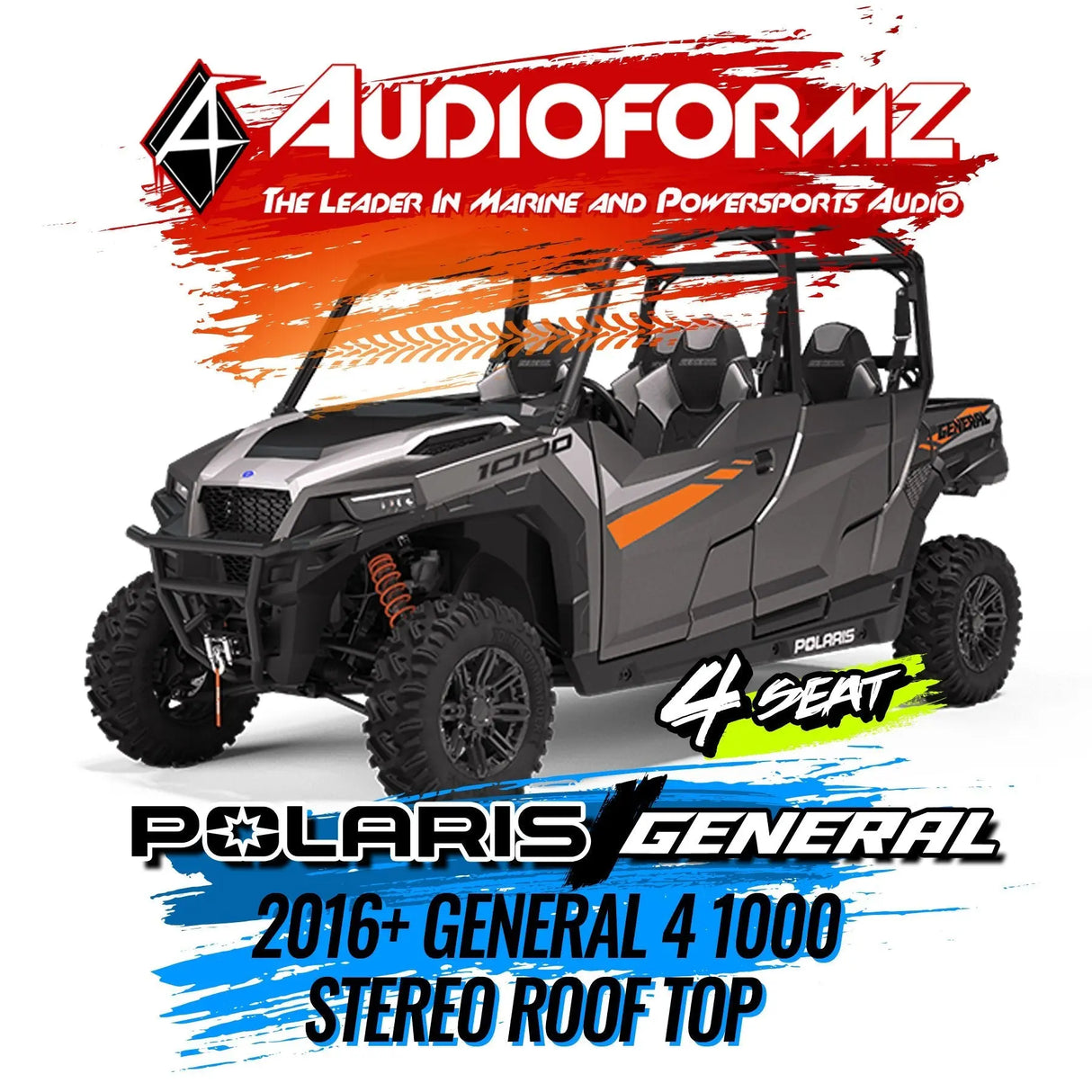 2016+ Polaris General 4 1000 Stereo Tops (4-Seat) Polaris