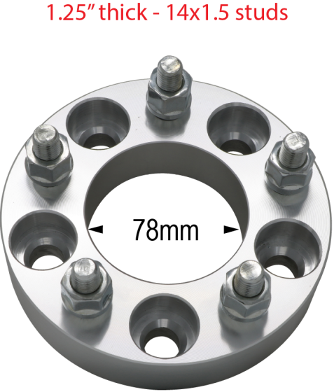 Vehicle: 5 x 5" (127mm) Wheel: 5 x 120mm Far From Stock