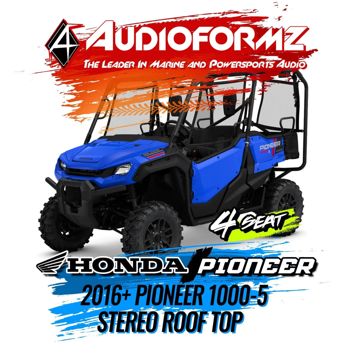 2016+ Honda Pioneer 1000-5 Stereo Tops (4-Door) Honda