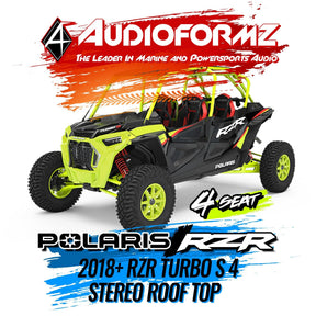 2018+ Polaris RZR Turbo S 4 Stereo Tops (4-Seat) Polaris