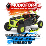 2018+ Polaris RZR Turbo S 4 Stereo Tops (4-Seat) Polaris