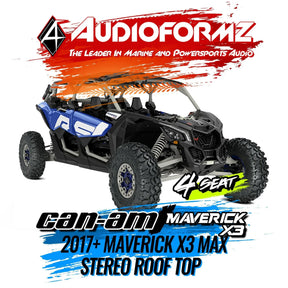 Can-Am Maverick X3 MAX Stereo Tops (4-Seat) Can-Am