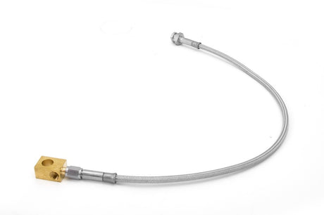 Tuyau de frein arrière tressé en acier inoxydable Rugged Ridge pour Jeep Wrangler YJ 87-95