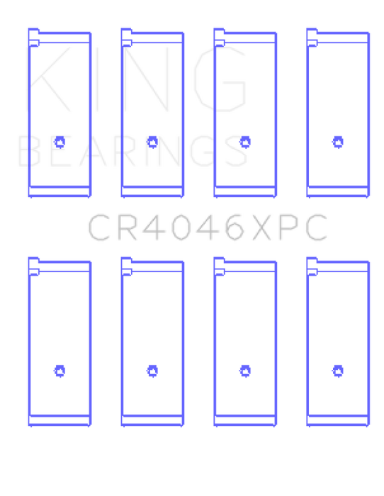 King Engine Bearings Honda B20B4/B20Z2/D16 Series/Zc/16V (Size +.026mm) Connecting Rod Bearing Set