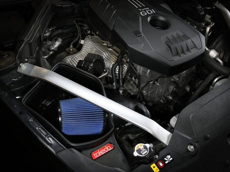 aFe 18-21 Kia Stinger L4 2.0L (t) Système d'admission d'air froid Takeda Stage-2 avec filtre Pro 5R