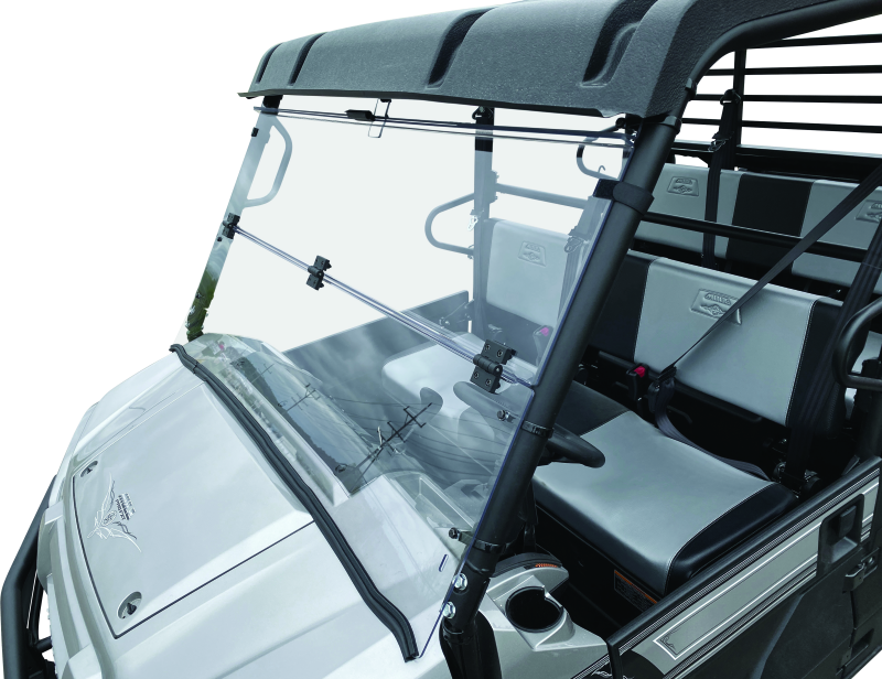 QuadBoss 16-22 Kawasaki KAF820 Mule Pro-DX Windbreak Folding Windshield