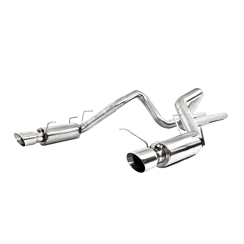 MBRP 11-12 Ford Shelby GT 500 T304 Cat Back 3 pouces Double Split Arrière Version Course Embouts 4,5 pouces