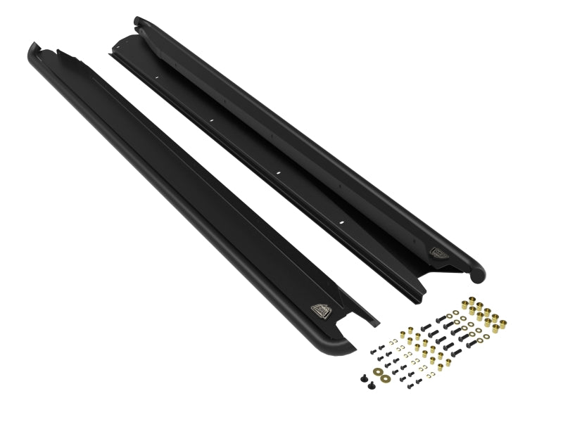 Marchepieds coulissants Terra Guard Trail pour Subaru Outback H4 2,5 L / H6 3,6 L aFe POWER 15-19 - Noir