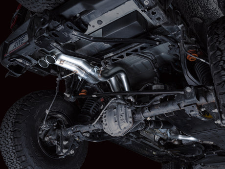 AWE Tuning 22-24 Ford Bronco Raptor 4WD Dual BashGuards Cat-Back SwitchPath Exhaust (sans embouts)