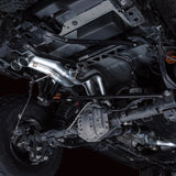 AWE Tuning SwitchPath Cat Back Exhaust with Dual BashGuards, 3-Inch Mandrel-Bent Stainless Steel and No Tips | 2022+ Ford Bronco Raptor