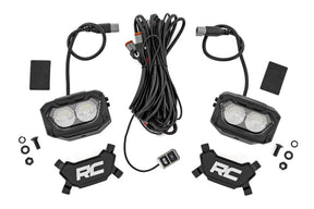 Rough Country 5 Inch LED Light Pods Flood Beam Pair