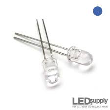 5mm Blue LED 3.7 volt-20mA-2600mcd 276-0316 TekShack