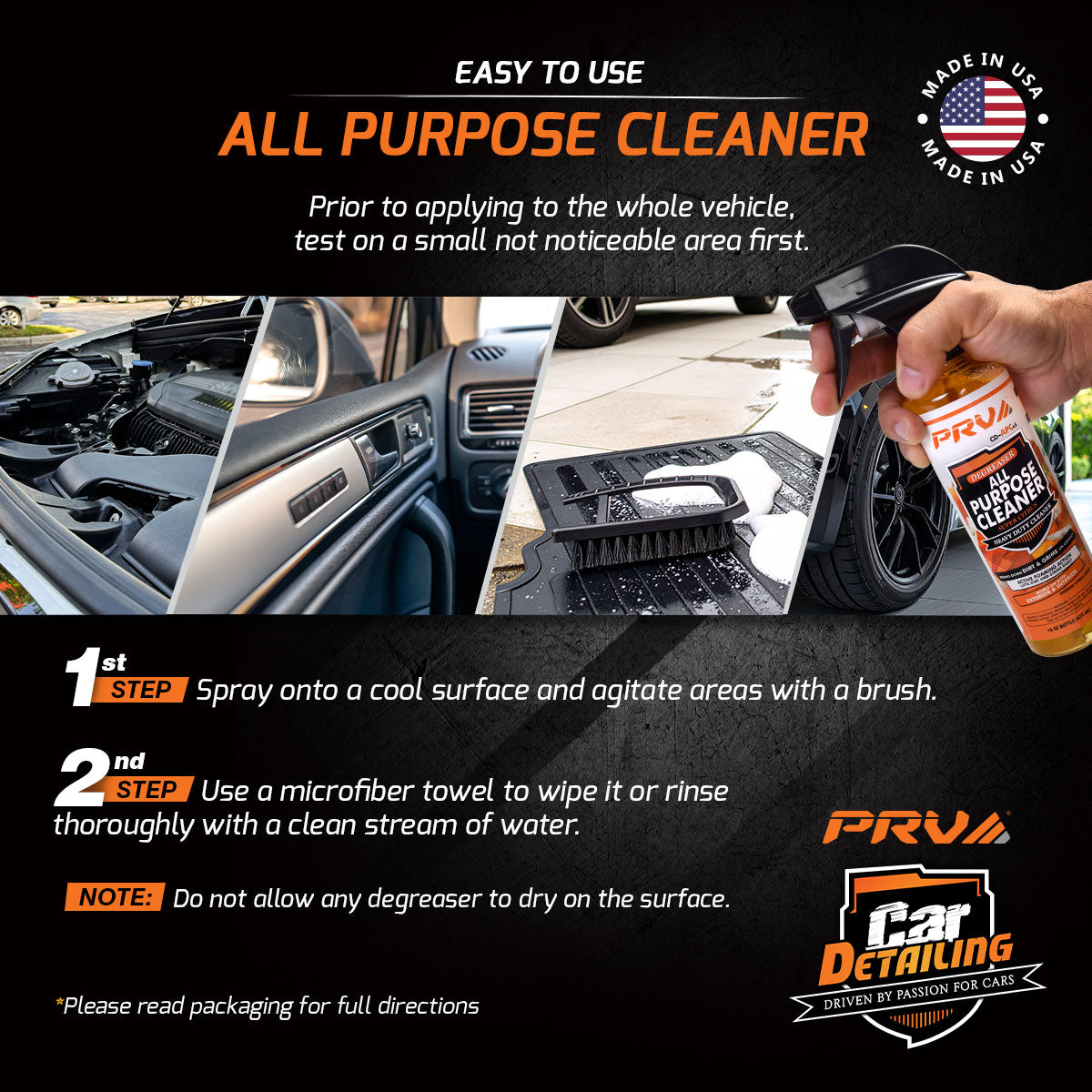 PRV Audio CD-APCo5 All Purpose Cleaner Degreaser 16 fl oz