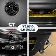 TROPO-6-5-COX // 80 Watts RMS 6.5" Shallow-Mount Car Speakers, Pair CT Sounds