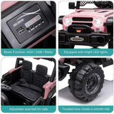 6 Colors Kids Ride-On Truck with Remote Control - Battery Powered Electric Car for Gifting