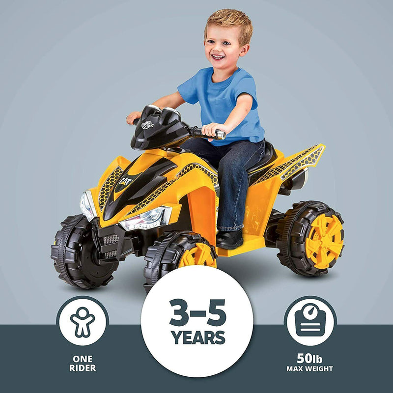 6-Volt Caterpillar Ride-On Toy for Toddlers: Durable and Fun Single Rider for Ages 3-5