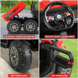 6-Wheel 24V UTV Ride-On with Dump Bed and 4WD Power