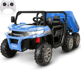 6-Wheel 24V UTV Ride-On with Dump Bed and 4WD Power