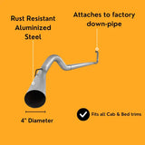 4" Exhaust DPF Delete | Ford Powerstroke 6.0L | 2003-2007 thedieseldudes