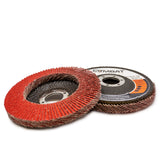 Ceramic Shredder High Density Flap Discs 4-1⁄2" x 7⁄8" (Type 29)