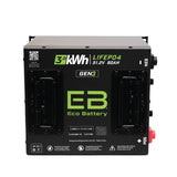 Eco Battery (48V) 51V 60Ah Cube LiFePO4 Battery / Heated