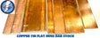Copper 110 Flat BUSS Bar Stock - YOU CHOOSE THE SIZE- 1/8", 1/4",3/8", 3/16" ACDC WIRE AND SUPPLY