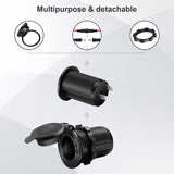 12V Waterproof Lighter Socket Outlet TekShack