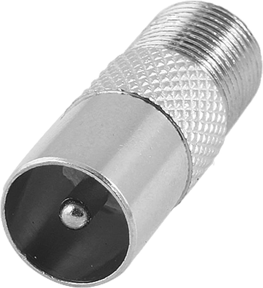 F Female to PAL Male 9.5mm TV Satellite Antenna Coax Adapter TekShack