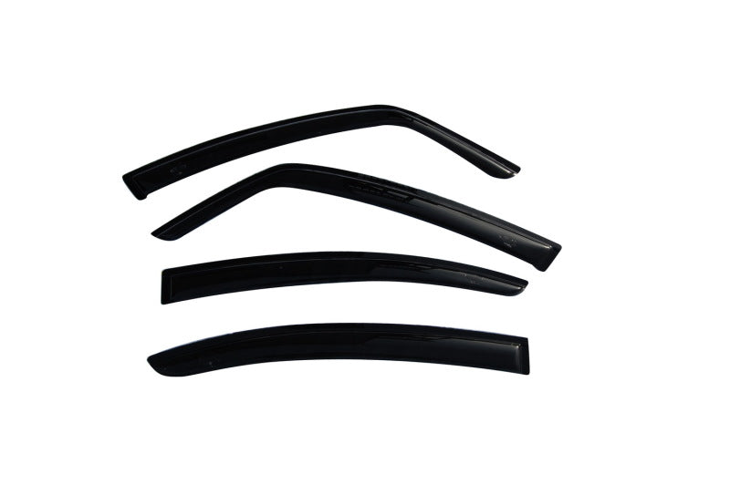 AVS 08-10 Suzuki SX4 Ventvisor Outside Mount Window Deflectors 4pc - Smoke