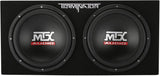 MTX TNE212DV Dual 12in Sealed Enclosure 2,000W MTX