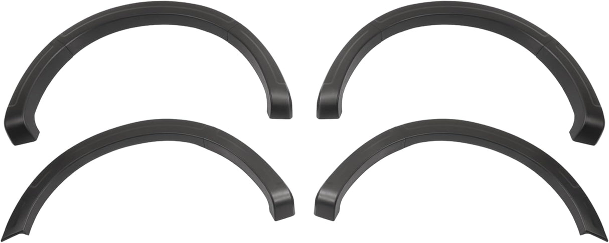 Textured Black 4-Piece Fender Flare Set for Ford Super Duty