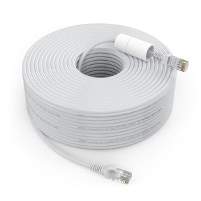 RJ45 LAN Ethernet Cable for PoE IP Cameras, NVR Systems, Modems, PCs & Gaming Consoles | Indoor/Outdoor Use TekShack