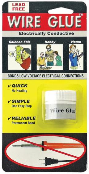 Electrically Conductive Wire Glue – 0.3oz Jar Anders Div./Idolon Technologies