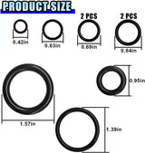UHANBUT 3 Ton Floor Jack Seal Repair Kit for Horizontal Jacks UHANBUT-UNB-037 15 Each