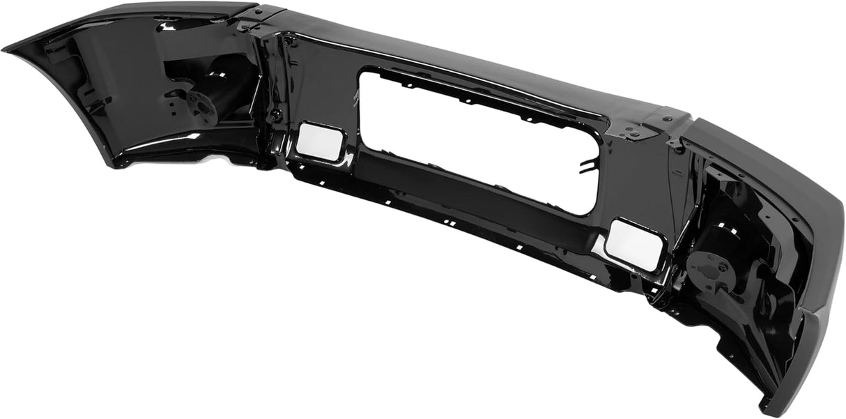 Black Front Bumper Assembly with End Cap and Molding