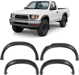 Textured Black Fender Flares 4Pcs for 1995-2004 Tacoma