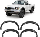Textured Black Fender Flares 4Pcs for 1995-2004 Tacoma
