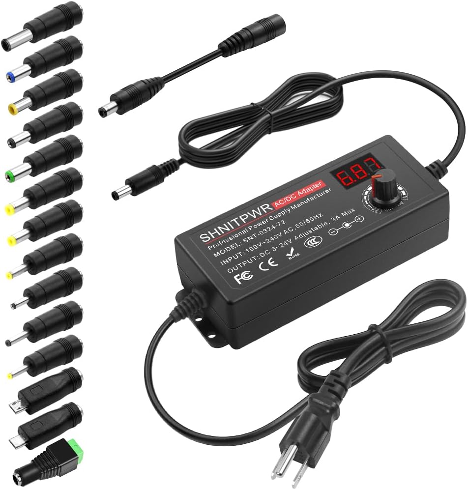 3V ~ 24V 3A 72W Power Supply TekShack