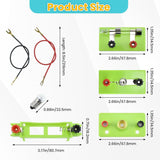 32-Piece Learning Circuit Kit – Basic Electrical Experiment Box for Series & Parallel Circuits ZDRU