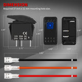 2 Switch Panel for 2014+ Honda Rancher, Foreman, Rubicon Vessel Powersports