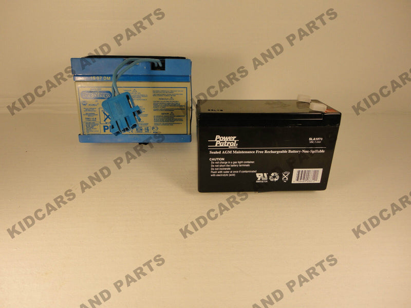 12V Slim Battery Replacement for Peg Perego - No Wires or Plugs Needed!