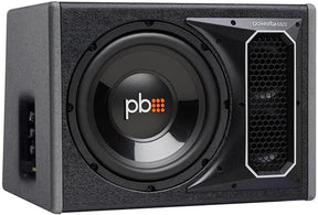 PowerBass PS-AWB101 Single 10in 175W Amplified Enclosure PowerBass