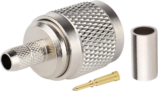 TNC Male Connector Male Plug Crimp Connector TekShack