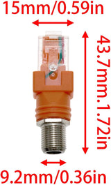 RF to RJ45 Converter Adapter Cat6 Rated And/ or Cat5 TekShack