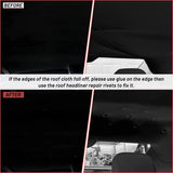 GOOSLA Car Roof Headliner Repair Kit 90 Set Black Grid A1101