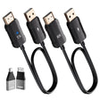 Wireless HDMI Transmitter & Receiver Kit, 4K Decode / 1080P Output, Plug & Play HDMI Extender, 2.4G/5G Wireless Video & Audio Streaming for Laptop, PC, TV Box, Monitor & Projector – Black TekShack