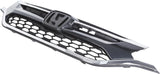 2015-2016 Honda CR-V Front Bumper Grille Replacement Black Chrome