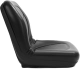 High Back Utility Vehicle Seats 2-Piece Set Black PU