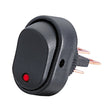 RadioShack 275-0018 Illuminated Rocker Switch – 30 A @ 12 VDC (Red LED) TekShack